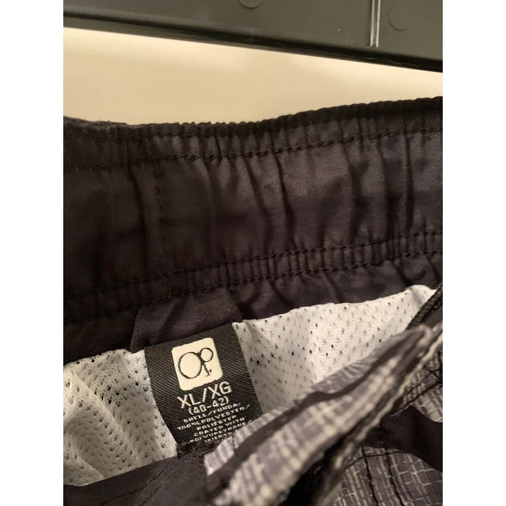 Op Ocean Pacific Men’s Floral Print Swim Board Shorts Mesh Liner Size XL (40-42)